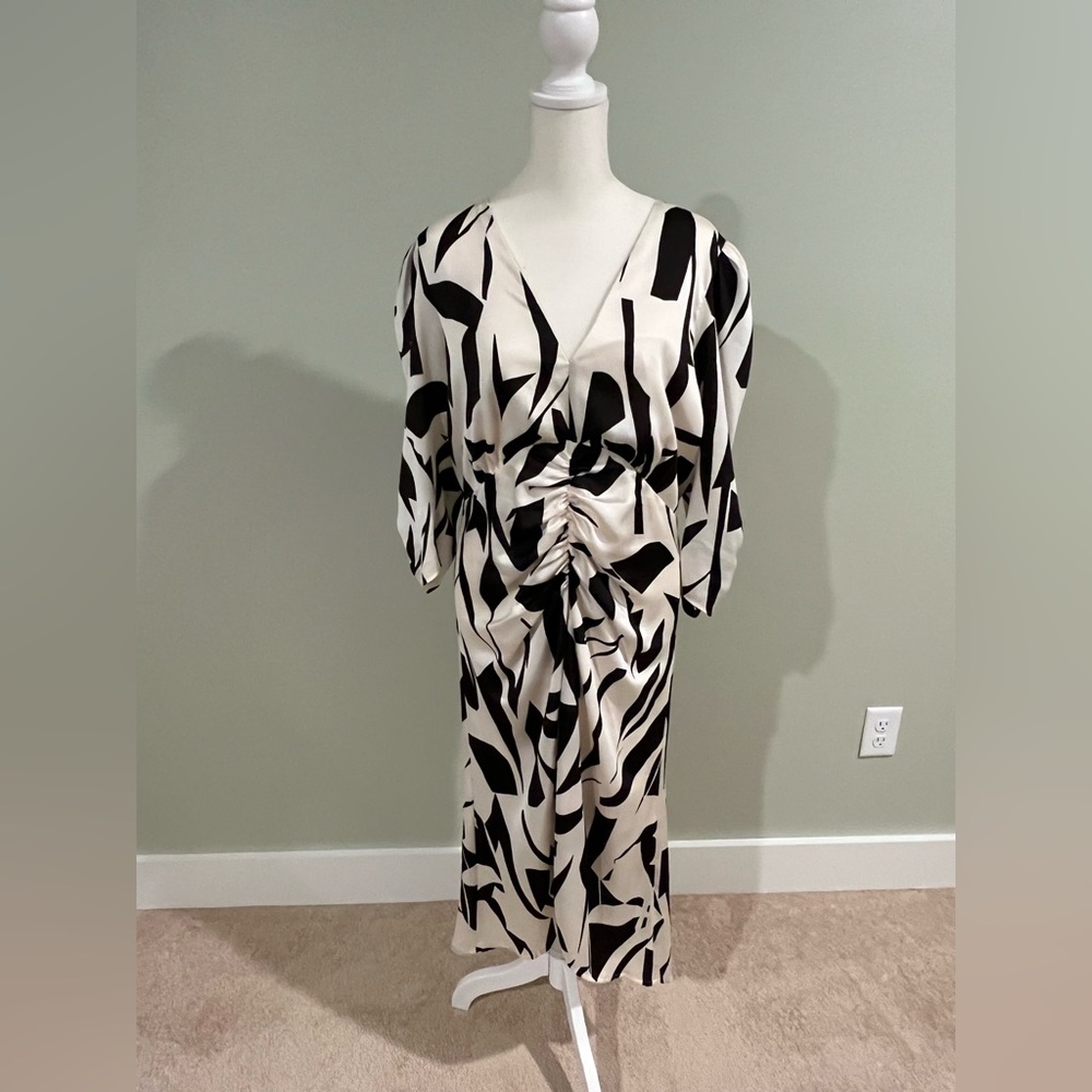 Express Black and Cream Dress